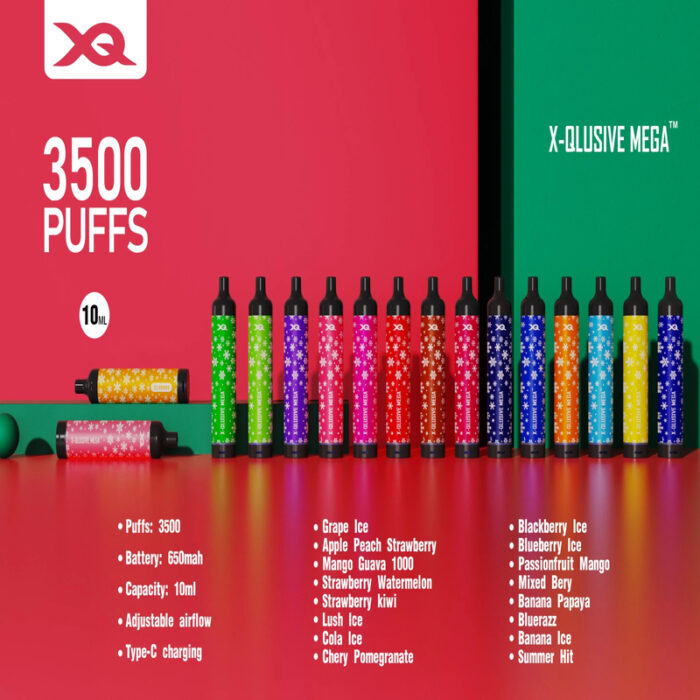 XQLUSIVE Mega 3500 - Pcs Randomly Mixed